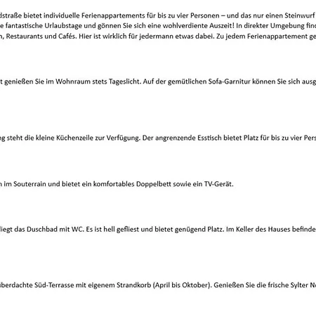 Atlantik - Strandstr 17, App 18 * Веннингштедт